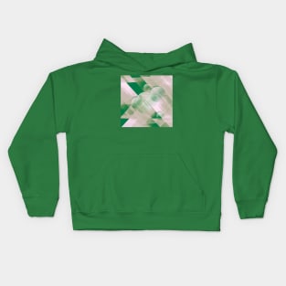 Green pattern Kids Hoodie